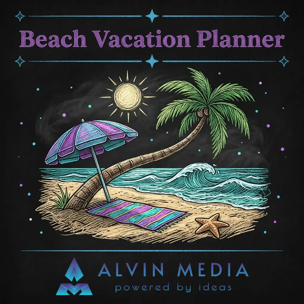 Beach Vacation Planner cover