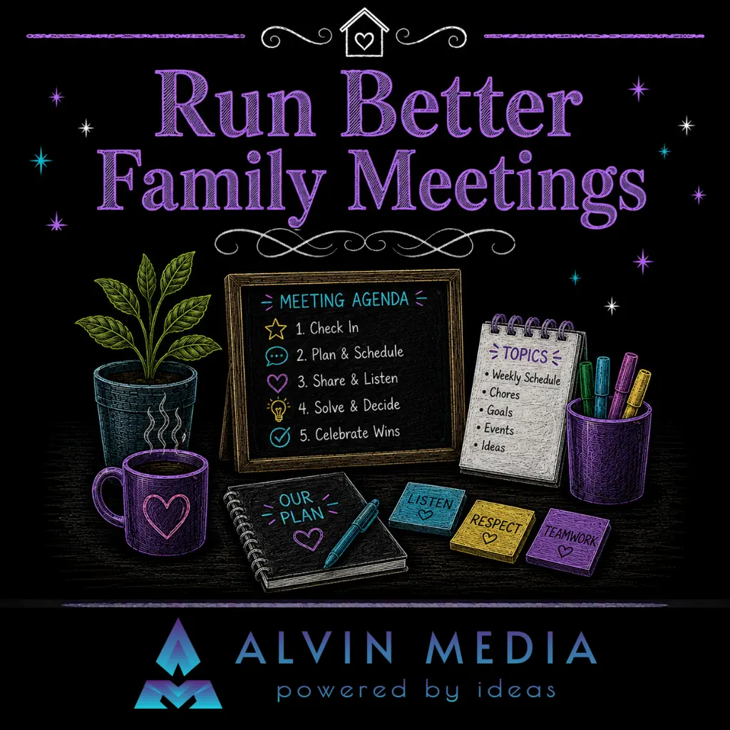 Plan a Productive Family Meeting Agenda cover